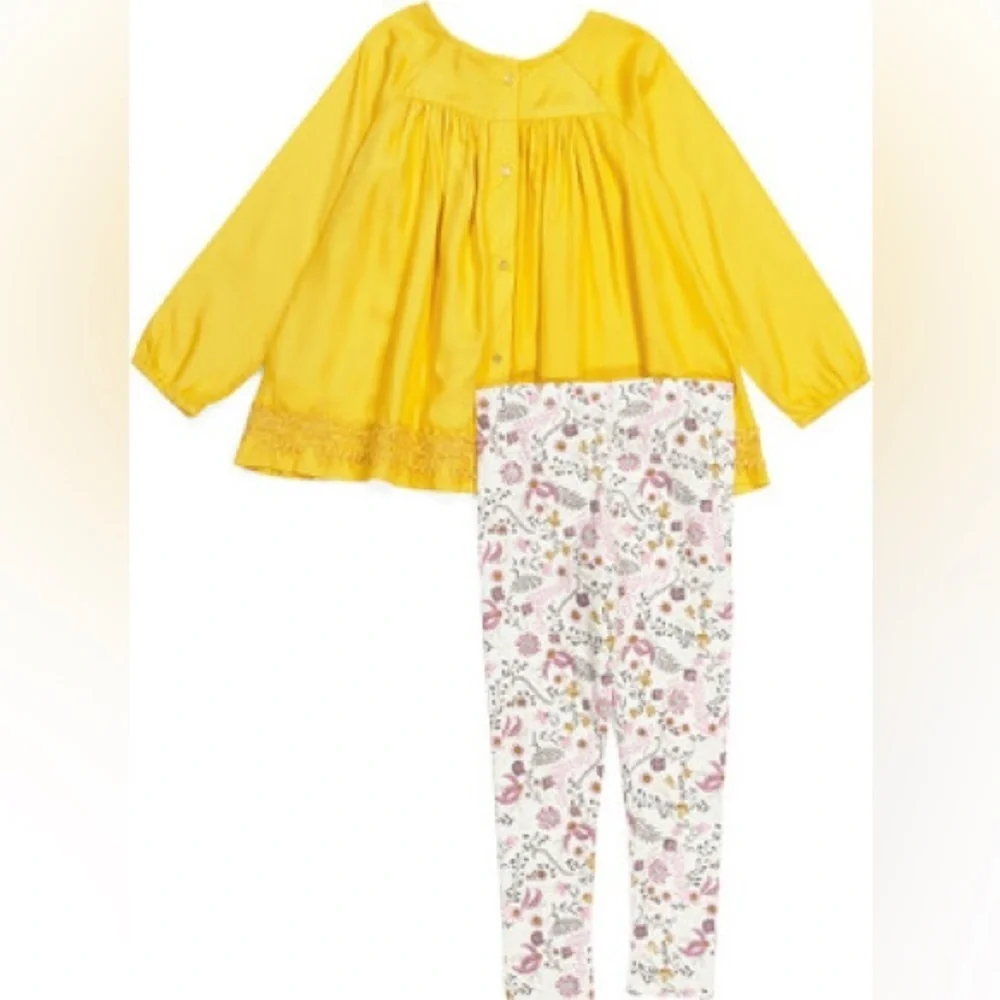 ❄️ Rachel Zoe | Toddler Girls 2pc Floral Leggings Set Various Sizes Available